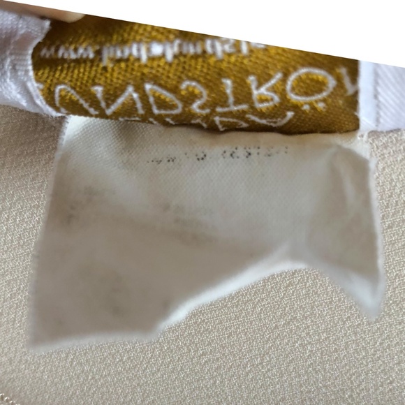 Linda Lundström Vintage Floral Print Sheer Women's Dress with Slip M/L - Picture 16 of 16